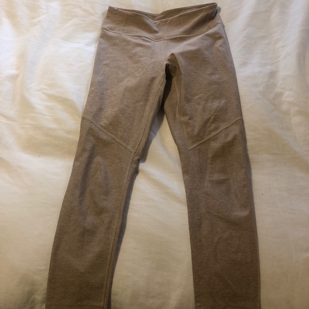 Outdoor voices tan heathered leggings